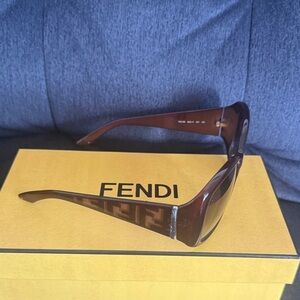 Fendi Women's Dark Brown Sunglasses